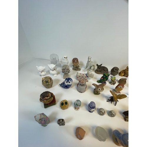 347 - A Large quantity of collectable Owls/Animal trinkets