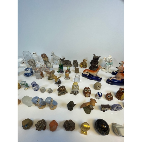 347 - A Large quantity of collectable Owls/Animal trinkets