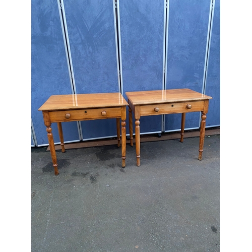 530 - Pair of 19th Century Satinwood Desks