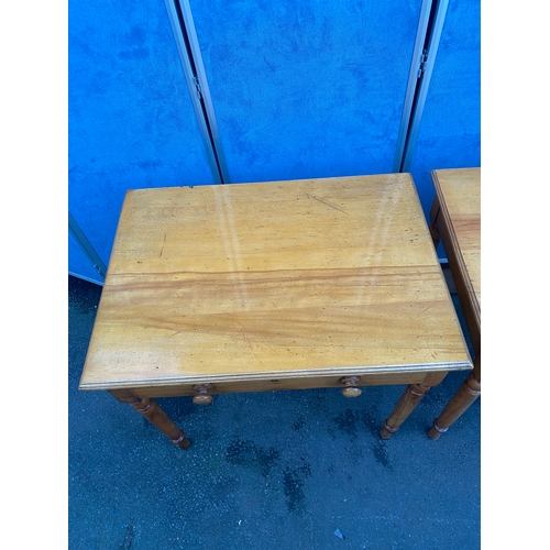 530 - Pair of 19th Century Satinwood Desks