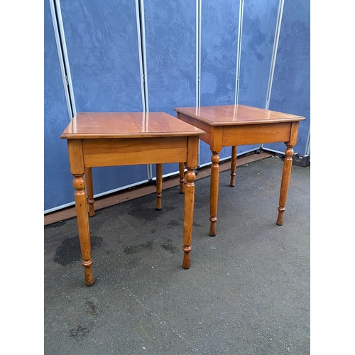 530 - Pair of 19th Century Satinwood Desks