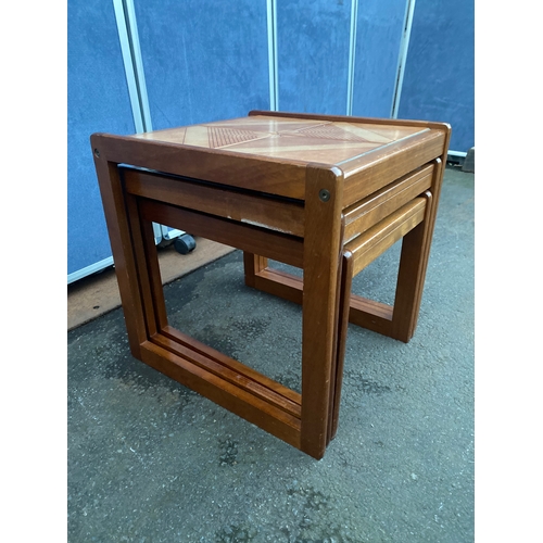 533 - Mid century Nest of three tables.