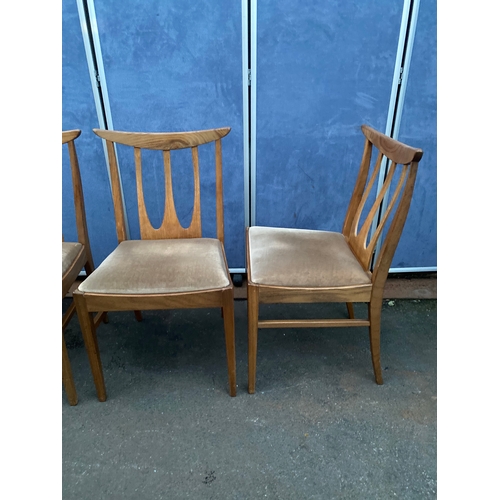 535 - Mid-Century G Plan Brasilia Teak Dining Chairs - Set of 4