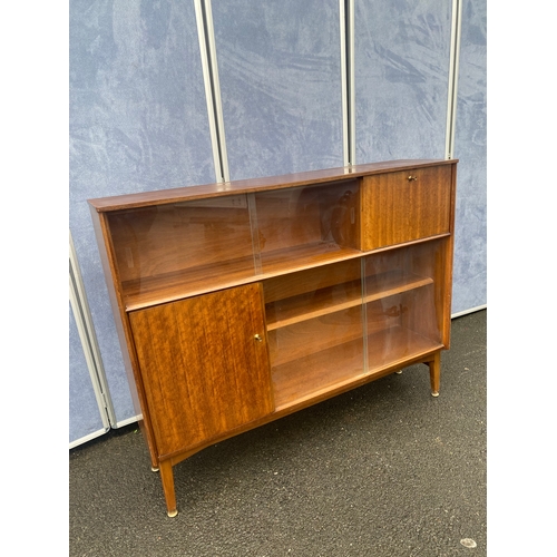 541 - Mid Century Nathan glass front drinks cabinet