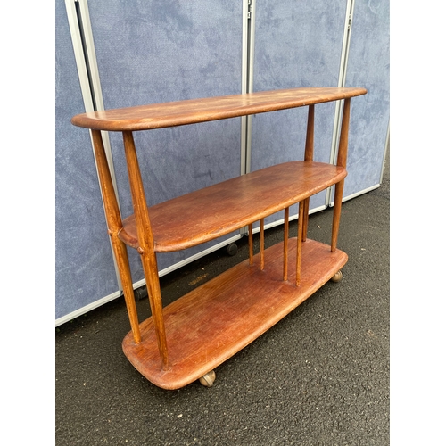 547 - Mid Century Ercol trolley - Blue Label