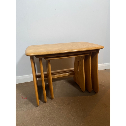 552 - Ercol nest of three tables