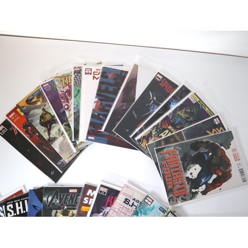 113 - Marvel Comics - A Group of various comics including  No1 Variant Covers