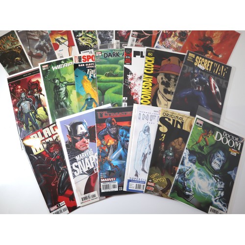 114 - Marvel Comics - A group of various marvel comics + a couple DC comics including variant covers