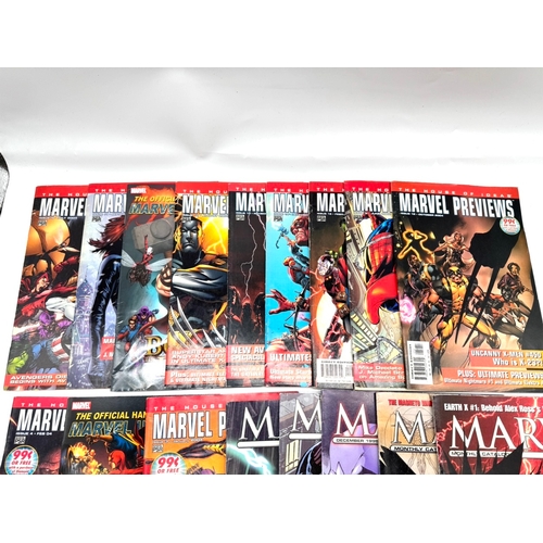 118 - A group of Marvel Monthly Catalog including issue 1