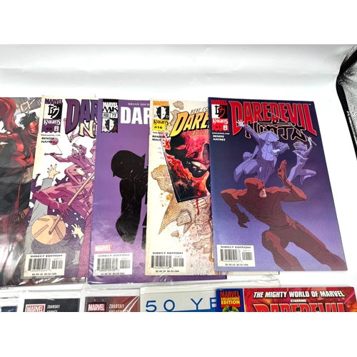 120 - Marvel Comics - A group of Daredevil Comics