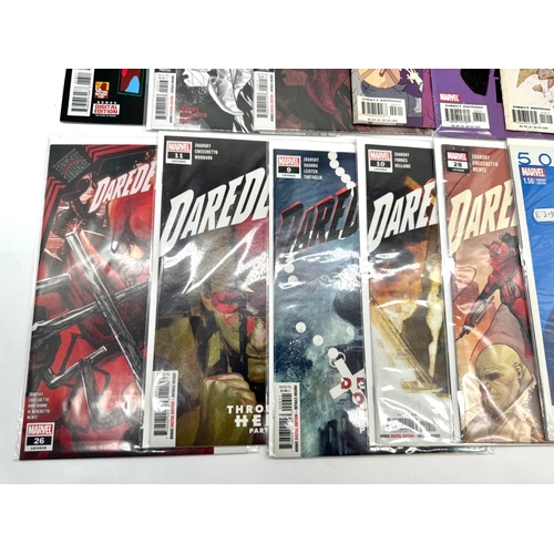 120 - Marvel Comics - A group of Daredevil Comics