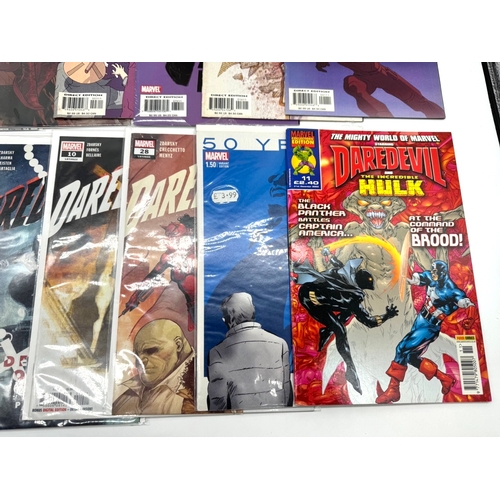 120 - Marvel Comics - A group of Daredevil Comics