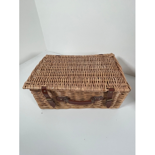 374 - Three wicker baskets