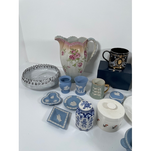 380 - A large collection of Ceramics including Wedgwood, Coalport