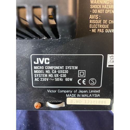 451 - JVC micro component system UXG30 and Speakers