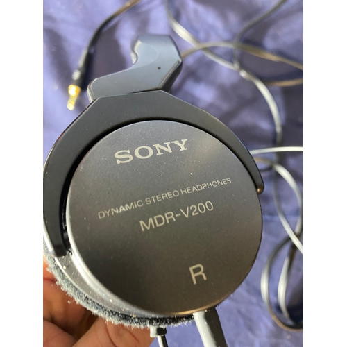 458 - A collection of Headphones including Phillips and Sony