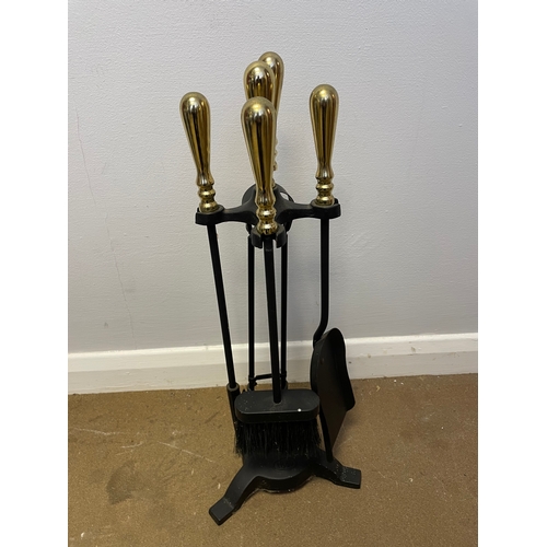 400 - Fire tools and Umbrella stand