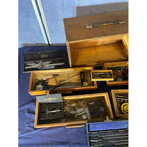 470 - Two wooden tool boxes and contents