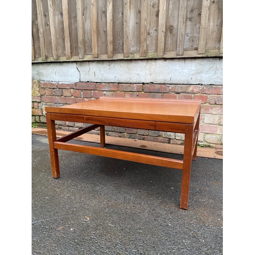 616 - Mid century low teak coffee table