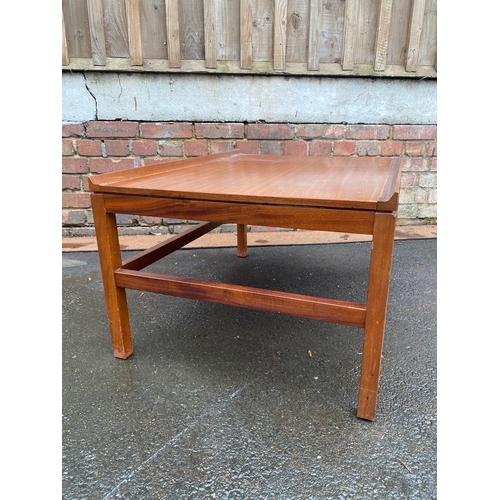 616 - Mid century low teak coffee table