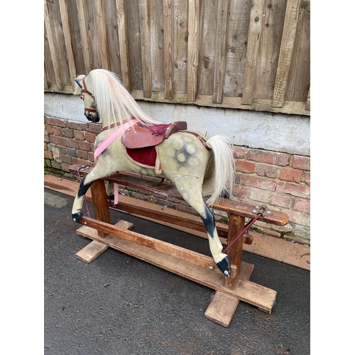 624 - Mid Century Rocking horse