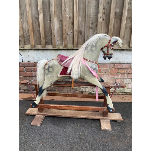 624 - Mid Century Rocking horse