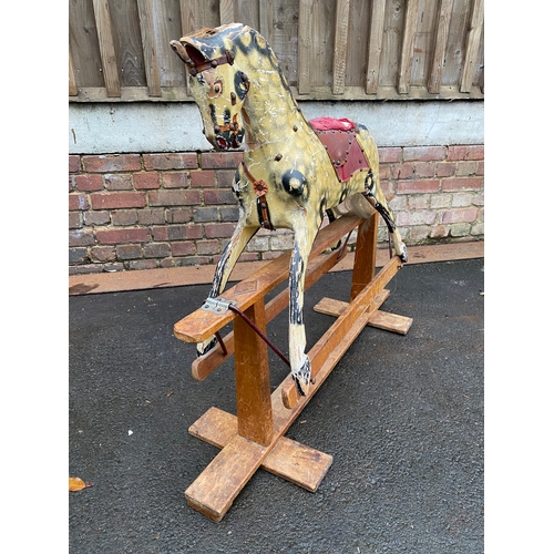 626 - Antique English Rocking horse