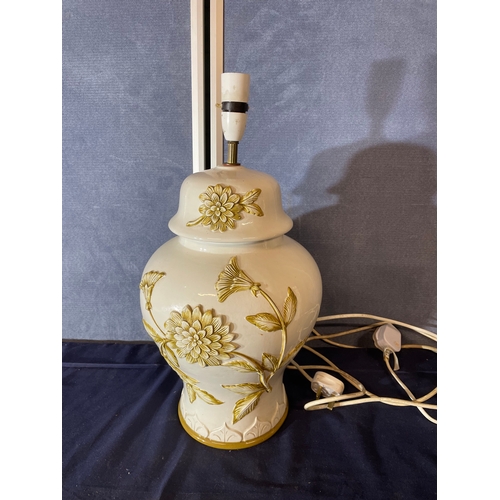 482 - Two ceramic table lamps