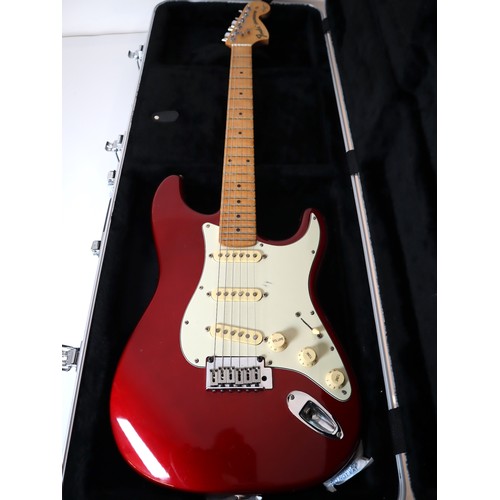 1 - Fender Yngwie Malmsteen Signature Stratocaster Candy Apple Red Electric Guitar Serial Number S9 1749... 