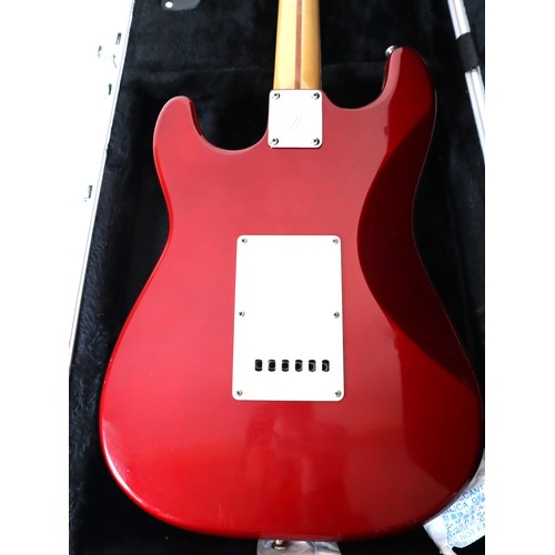 1 - Fender Yngwie Malmsteen Signature Stratocaster Candy Apple Red Electric Guitar Serial Number S9 1749... 