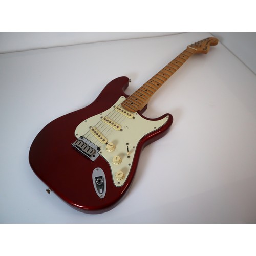 1 - Fender Yngwie Malmsteen Signature Stratocaster Candy Apple Red Electric Guitar Serial Number S9 1749... 