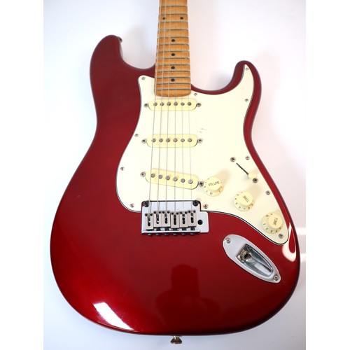 1 - Fender Yngwie Malmsteen Signature Stratocaster Candy Apple Red Electric Guitar Serial Number S9 1749... 