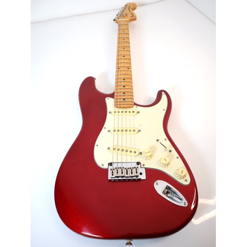 1 - Fender Yngwie Malmsteen Signature Stratocaster Candy Apple Red Electric Guitar Serial Number S9 1749... 