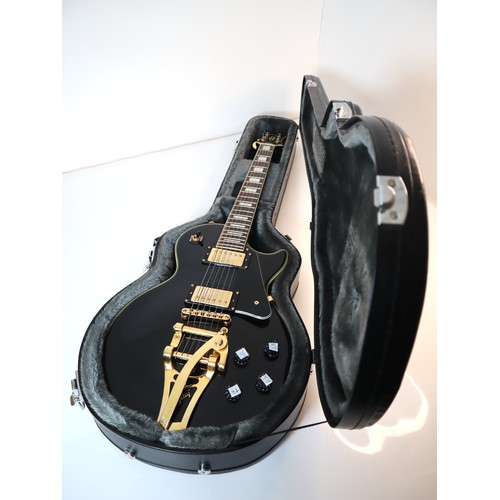 4 - Epiphone Black Beauty with Bigsby Limited Edition Custom Shop Les Paul Custom in Original Hardcase -... 