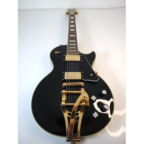 4 - Epiphone Black Beauty with Bigsby Limited Edition Custom Shop Les Paul Custom in Original Hardcase -... 