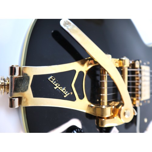 4 - Epiphone Black Beauty with Bigsby Limited Edition Custom Shop Les Paul Custom in Original Hardcase -... 