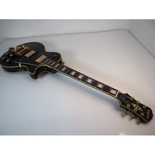 4 - Epiphone Black Beauty with Bigsby Limited Edition Custom Shop Les Paul Custom in Original Hardcase -... 