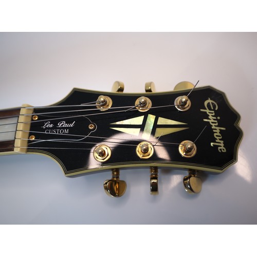 4 - Epiphone Black Beauty with Bigsby Limited Edition Custom Shop Les Paul Custom in Original Hardcase -... 