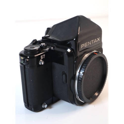 24 - Pentax 67 TTL Pentaprism Finder Medium Format Camera Body Only + BOX