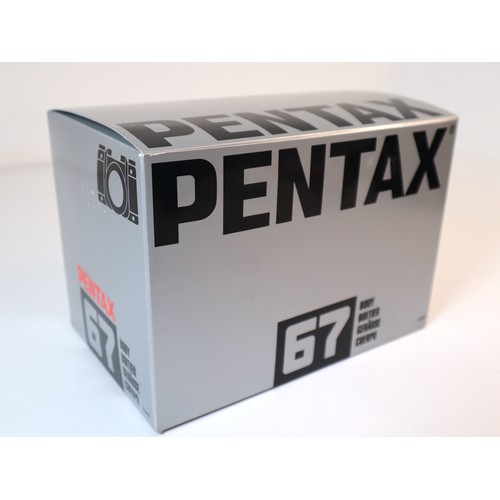 24 - Pentax 67 TTL Pentaprism Finder Medium Format Camera Body Only + BOX