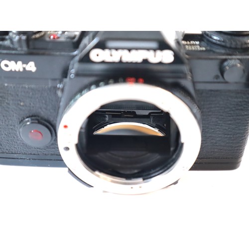 29 - Olympus OM-4 35mm Camera w/ Tamron 24mm 1:2.5mm lens Serial number 1085895