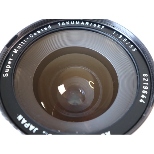 42 - S-M-C Takumar 6x7 / Super Takumar 6x7 55mm F3.5 Lens For Pentax 6X7 with Pentax 6x7 100 Mor & Eve Fi... 