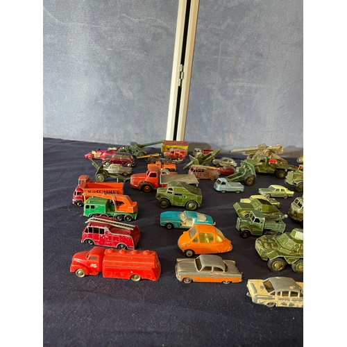 568 - A collection of Vintage die cast toys including Dinky