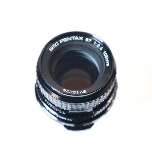 43 - Pentax 67 105mm f/2.4 SMC Lens with Jessop 67mm MC-18 Filter