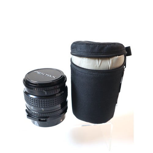 46 - SMC Pentax 67 LS Leaf Shutter 1:4 165mm Lens fro Pentax 6x7 in soft case