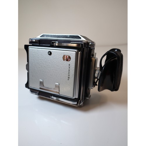 49 - Linhof Technika 4x5, 9x12 150mm Camera Body Large Format and Anatomical Grip left with bag 4120440 s... 