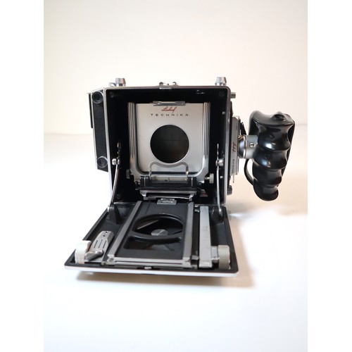 49 - Linhof Technika 4x5, 9x12 150mm Camera Body Large Format and Anatomical Grip left with bag 4120440 s... 