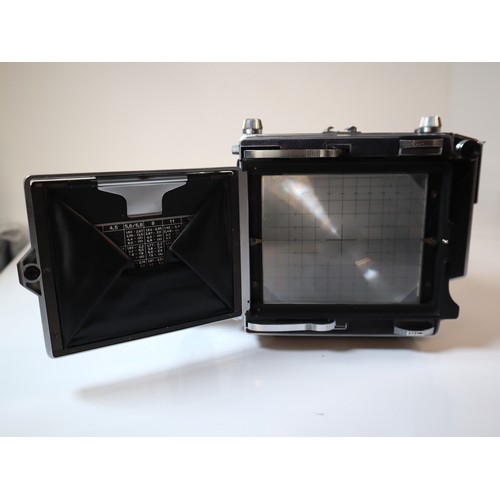 49 - Linhof Technika 4x5, 9x12 150mm Camera Body Large Format and Anatomical Grip left with bag 4120440 s... 