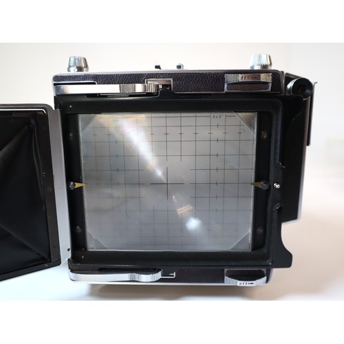 49 - Linhof Technika 4x5, 9x12 150mm Camera Body Large Format and Anatomical Grip left with bag 4120440 s... 