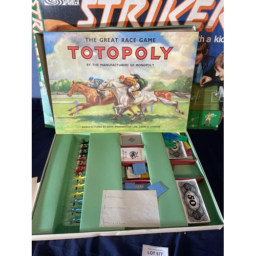 577 - A collection Of Vintage/Retro board games and puzzles